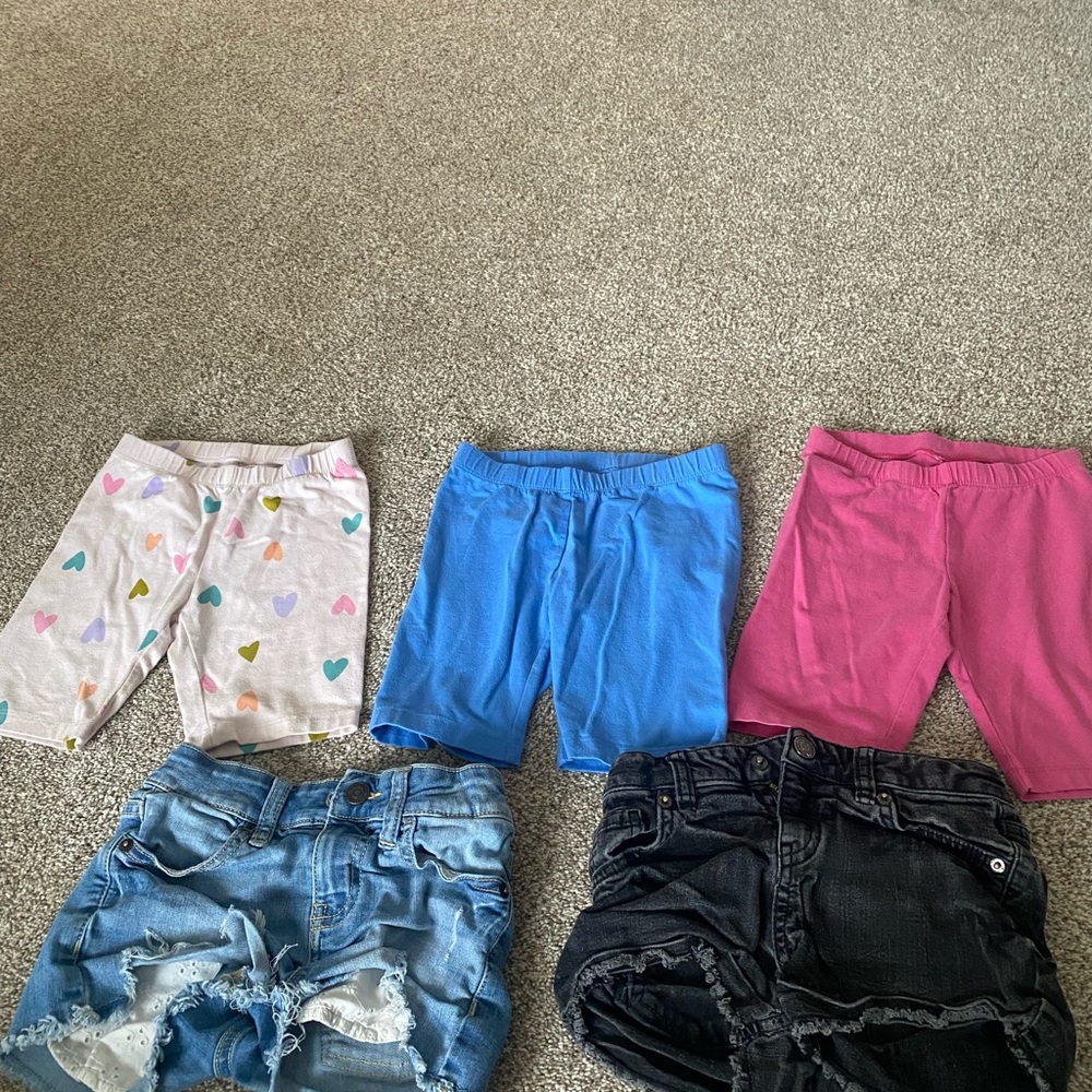 Kids Colorful Shorts Set